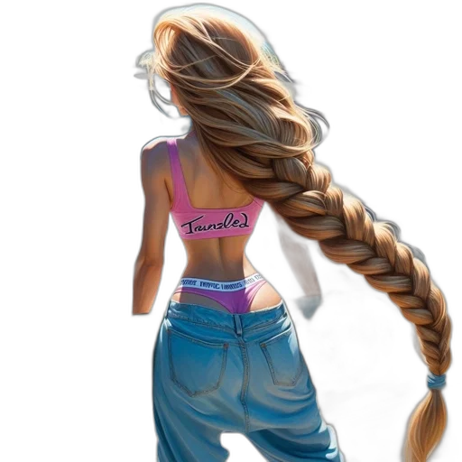 hair, dress, fantasy art, concept art transparent PNG cut-out