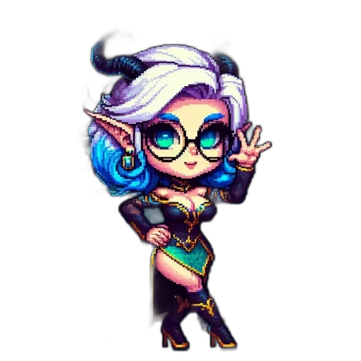 staff, pixel art, fantasy art, concept art transparent PNG cut-out