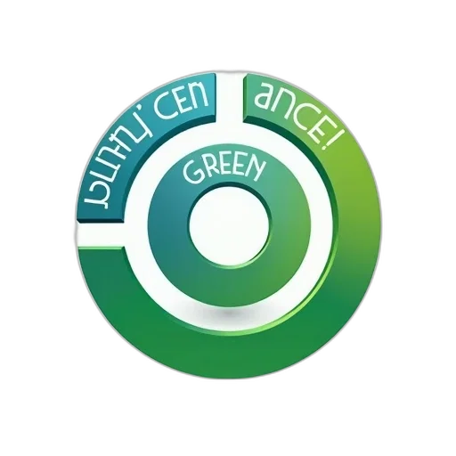 green, pastel, stylized, logo transparent PNG cut-out