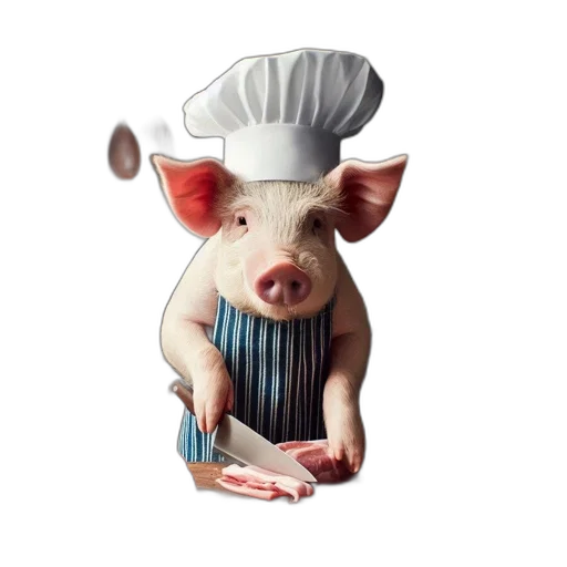 food, staff, animal, 3d render transparent PNG cut-out