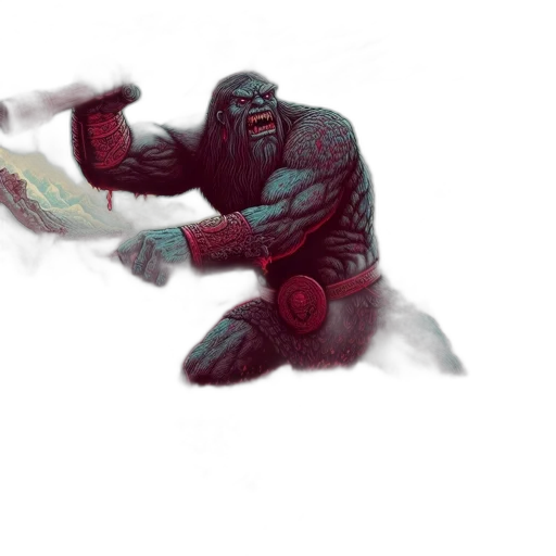 creature, weapon, concept art, comic book art transparent PNG cut-out