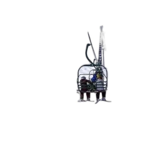 robot, staff, 3d render, snowy transparent PNG cut-out