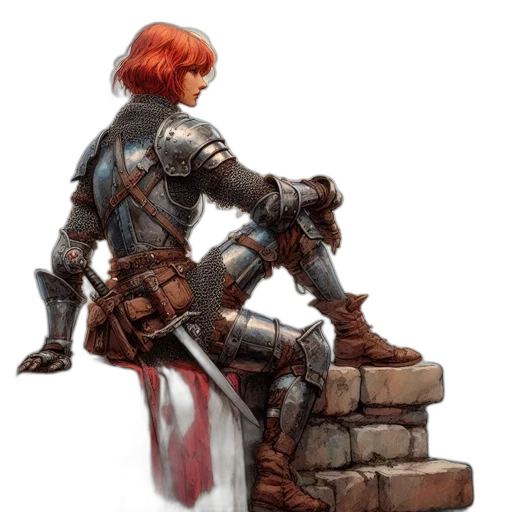 sword, weapon, staff, robot transparent PNG cut-out