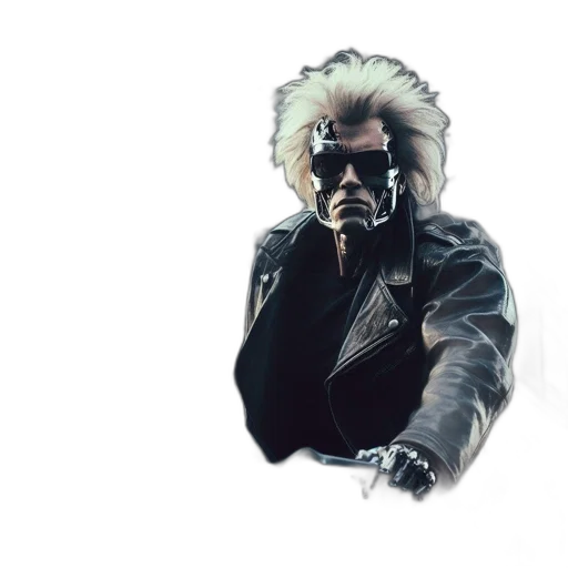 jacket, face, weapon, mask transparent PNG cut-out