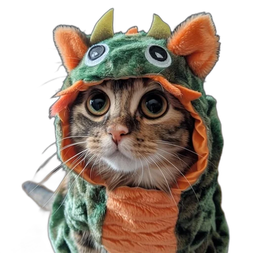 dragon, creature, animal, hat transparent PNG cut-out