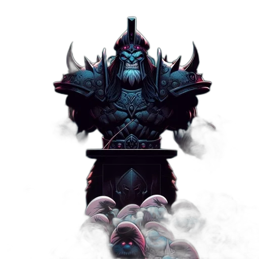 staff, mask, dragon, creature transparent PNG cut-out