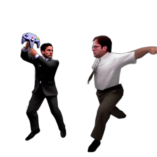 staff, concept art, 3d render, pixel art transparent PNG cut-out
