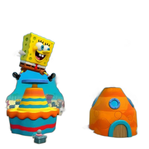 robot, hat, furniture, 3d render transparent PNG cut-out