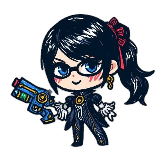 weapon, staff, robot, cyberpunk transparent PNG cut-out