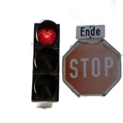 3d render, stop, sign, red transparent PNG cut-out