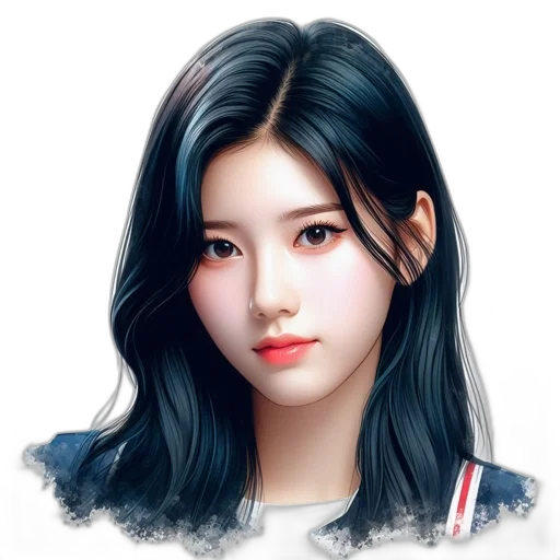 face, photorealistic, oil painting, fantasy art transparent PNG cut-out