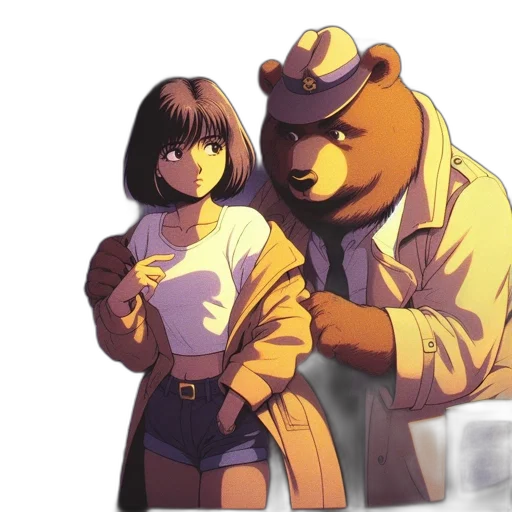 animal, jacket, concept art, anime transparent PNG cut-out