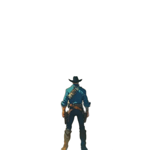weapon, hat, staff, jacket transparent PNG cut-out