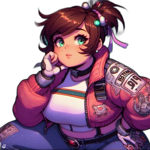 robot, jacket, staff, weapon transparent PNG cut-out