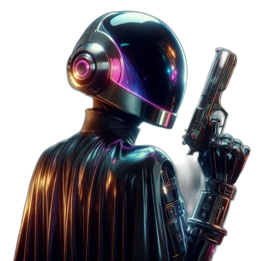 robot, weapon, cyberpunk, concept art transparent PNG cut-out