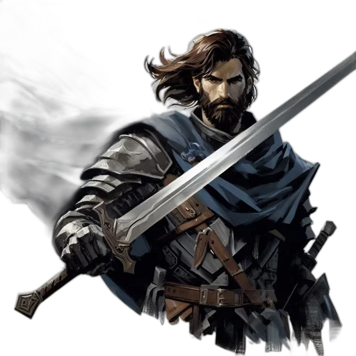 sword, weapon, fantasy art, concept art transparent PNG cut-out