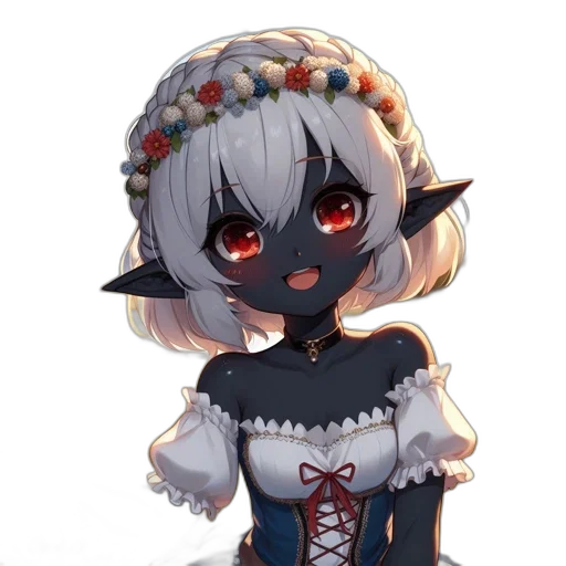 staff, mask, face, flower transparent PNG cut-out