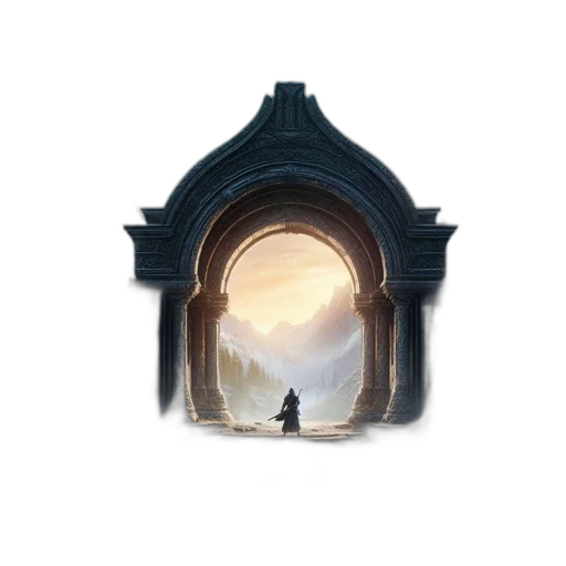 building, sword, dragon, furniture transparent PNG cut-out