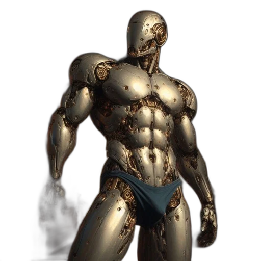 robot, creature, concept art, cyberpunk transparent PNG cut-out