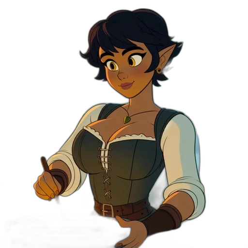 staff, concept art, fantasy art, pixel art transparent PNG cut-out