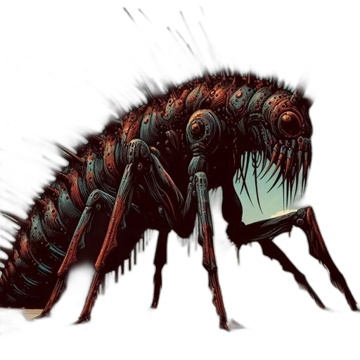 creature, animal, concept art, 3d render transparent PNG cut-out