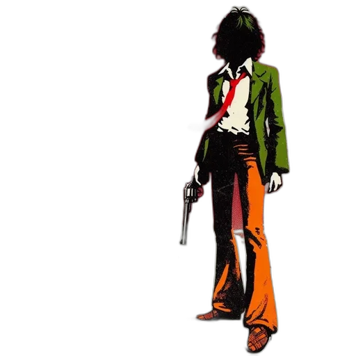 jacket, weapon, staff, concept art transparent PNG cut-out