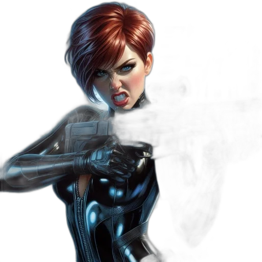 robot, concept art, comic book art, cyberpunk transparent PNG cut-out