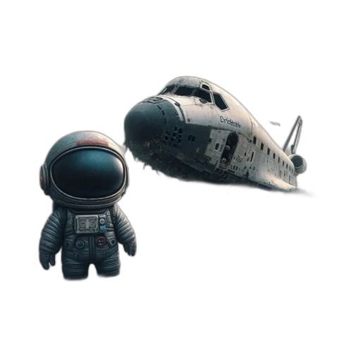 concept art, 3d render, pixel art, outer space transparent PNG cut-out