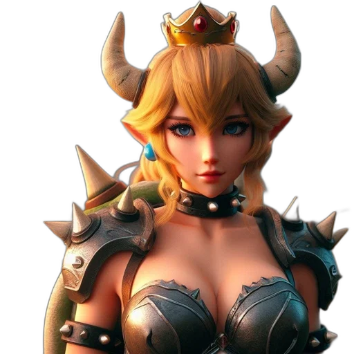 crown, 3d render, concept art, fantasy art transparent PNG cut-out