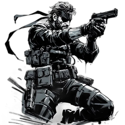 weapon, comic book art, concept art, cyberpunk transparent PNG cut-out