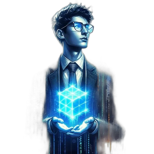 jacket, robot, concept art, cyberpunk transparent PNG cut-out