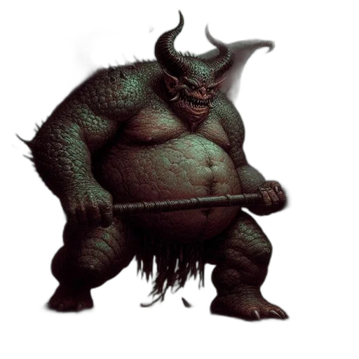 creature, dragon, animal, staff transparent PNG cut-out