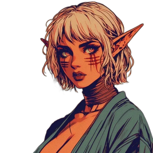 staff, face, fantasy art, concept art transparent PNG cut-out