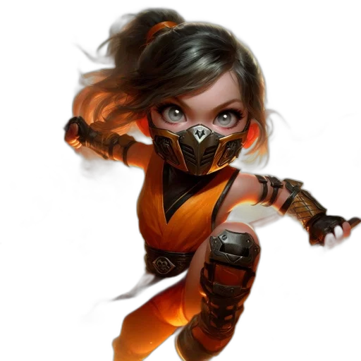 weapon, mask, staff, face transparent PNG cut-out
