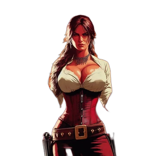 comic book art, concept art, fantasy art, pixel art transparent PNG cut-out