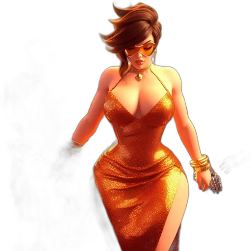 dress, concept art, fantasy art, comic book art transparent PNG cut-out