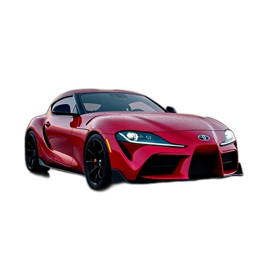 car, weapon, 3d render, photorealistic transparent PNG cut-out