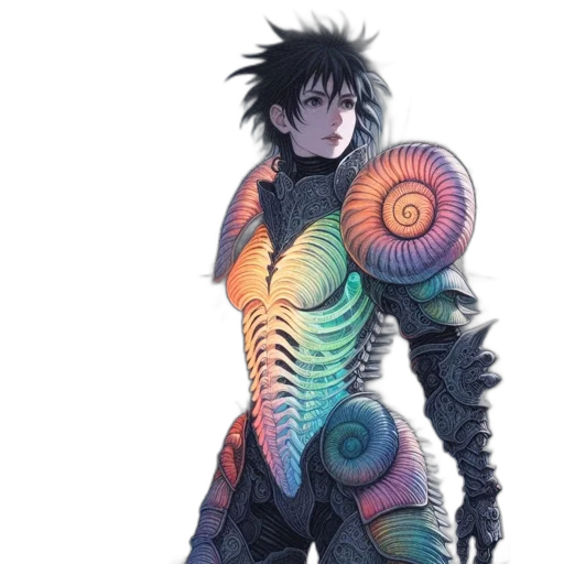 jacket, dress, sword, concept art transparent PNG cut-out