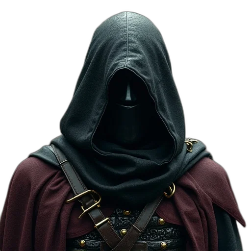 jacket, mask, staff, face transparent PNG cut-out