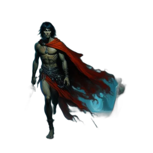 concept art, fantasy art, comic book art, pixel art transparent PNG cut-out