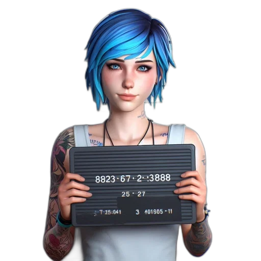 robot, face, weapon, cyberpunk transparent PNG cut-out