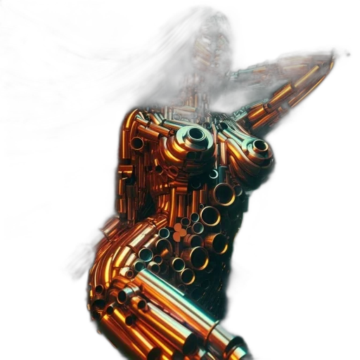 robot, weapon, mask, sword transparent PNG cut-out