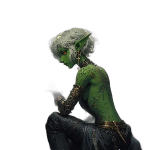 creature, mask, staff, face transparent PNG cut-out