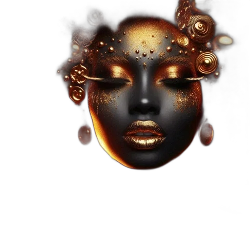 mask, crown, jewelry, face transparent PNG cut-out