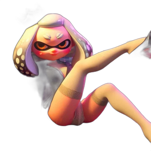 weapon, dress, staff, mask transparent PNG cut-out