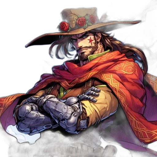 hat, staff, concept art, comic book art transparent PNG cut-out