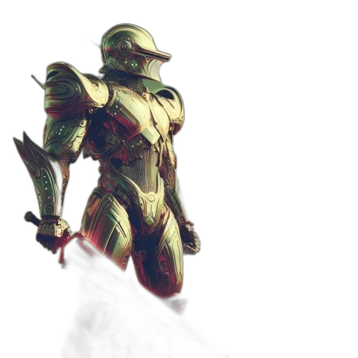 robot, weapon, sword, concept art transparent PNG cut-out