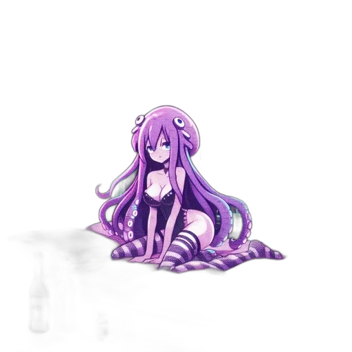 creature, hair, dress, bottle transparent PNG cut-out