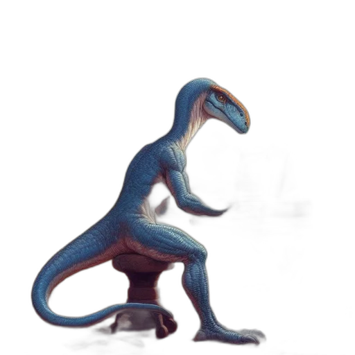 dragon, creature, animal, staff transparent PNG cut-out