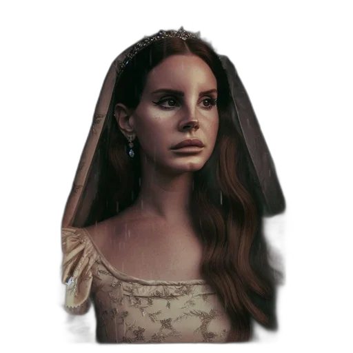 dress, crown, mask, face transparent PNG cut-out